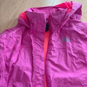 The North Face Pink Raincoat Lightweight Water-Resistant